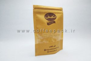 پاکت قهوه پنجره دار کرافت 10